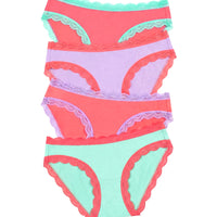 *NEW COLOUR* Knicker Four Pack Peppermint Crush