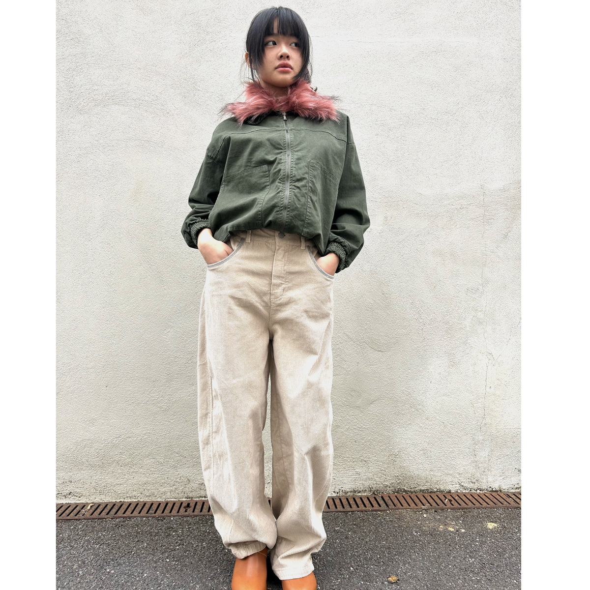 *NEW* Johanna Cord Pants Ecru