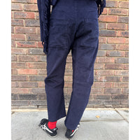 *NEW COLOUR* Cord Barrel Pant Navy