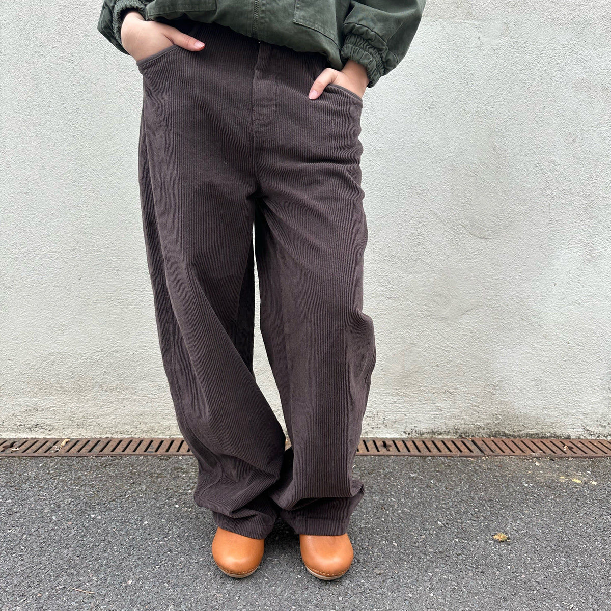 *NEW* Johanna Cord Pants Chocolate