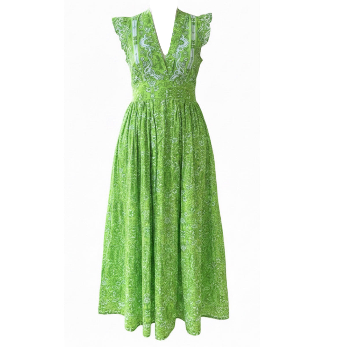 Feather & Find Star Dancer Dress Green