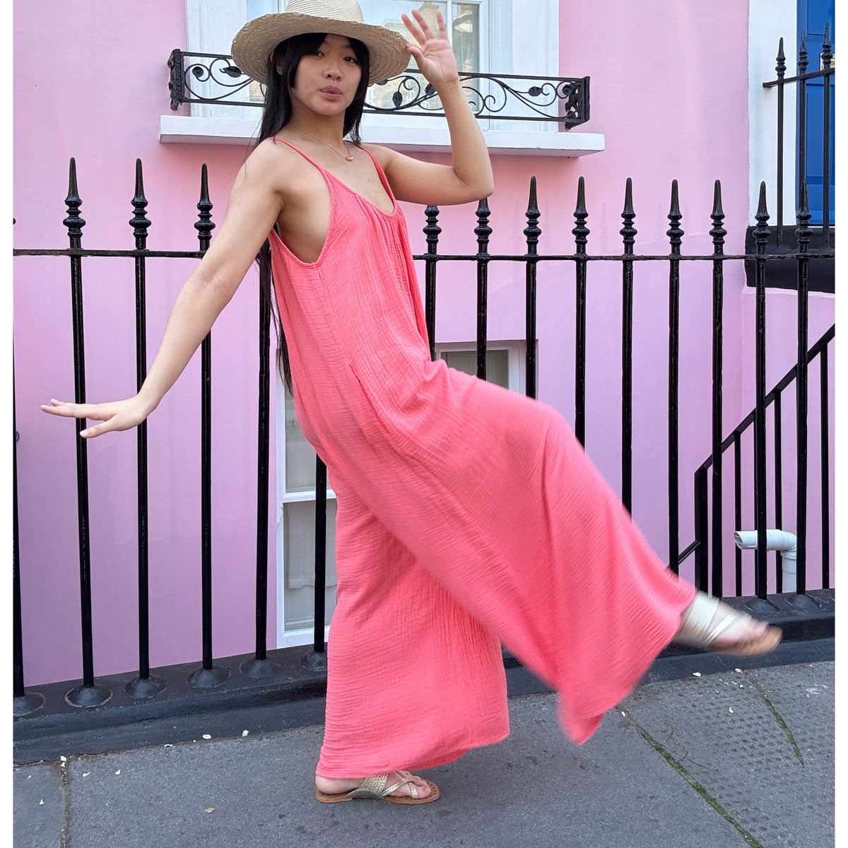 Rio Jumpsuit Strawberry