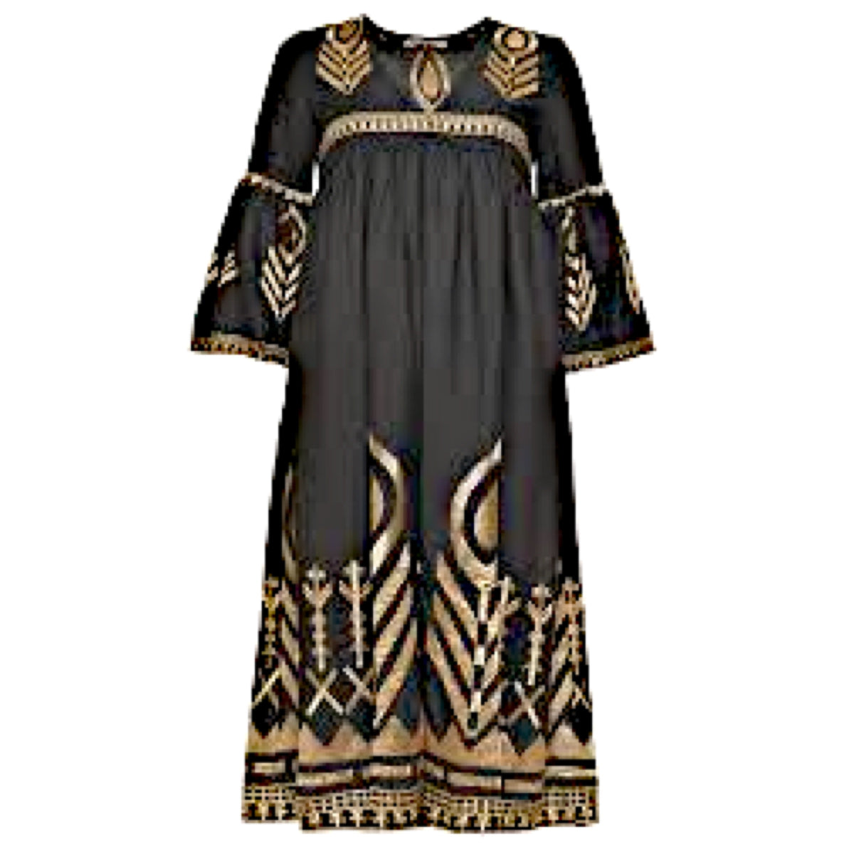 LANDED* Long Black Feather Dress The West Village LANDED* Long Black Feather Dress The West Village