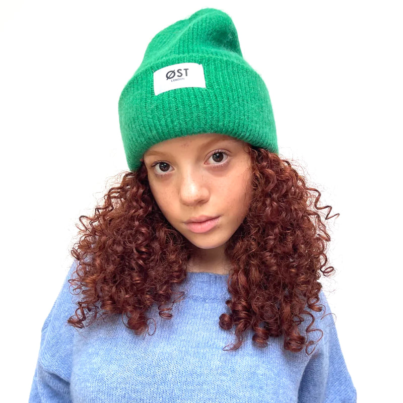 *RESTOCK* Angora Beanie Apple Green
