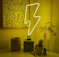 Neon Lightning Bolt