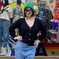 *NEW STYLE* Black Button-up Cardi