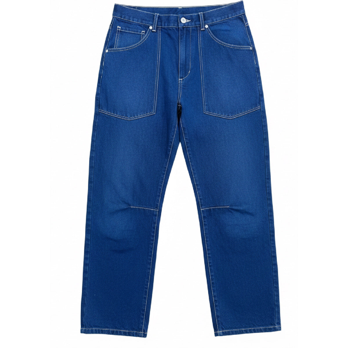 *AW26* Overdyed Barrel Denims Workwear Blue