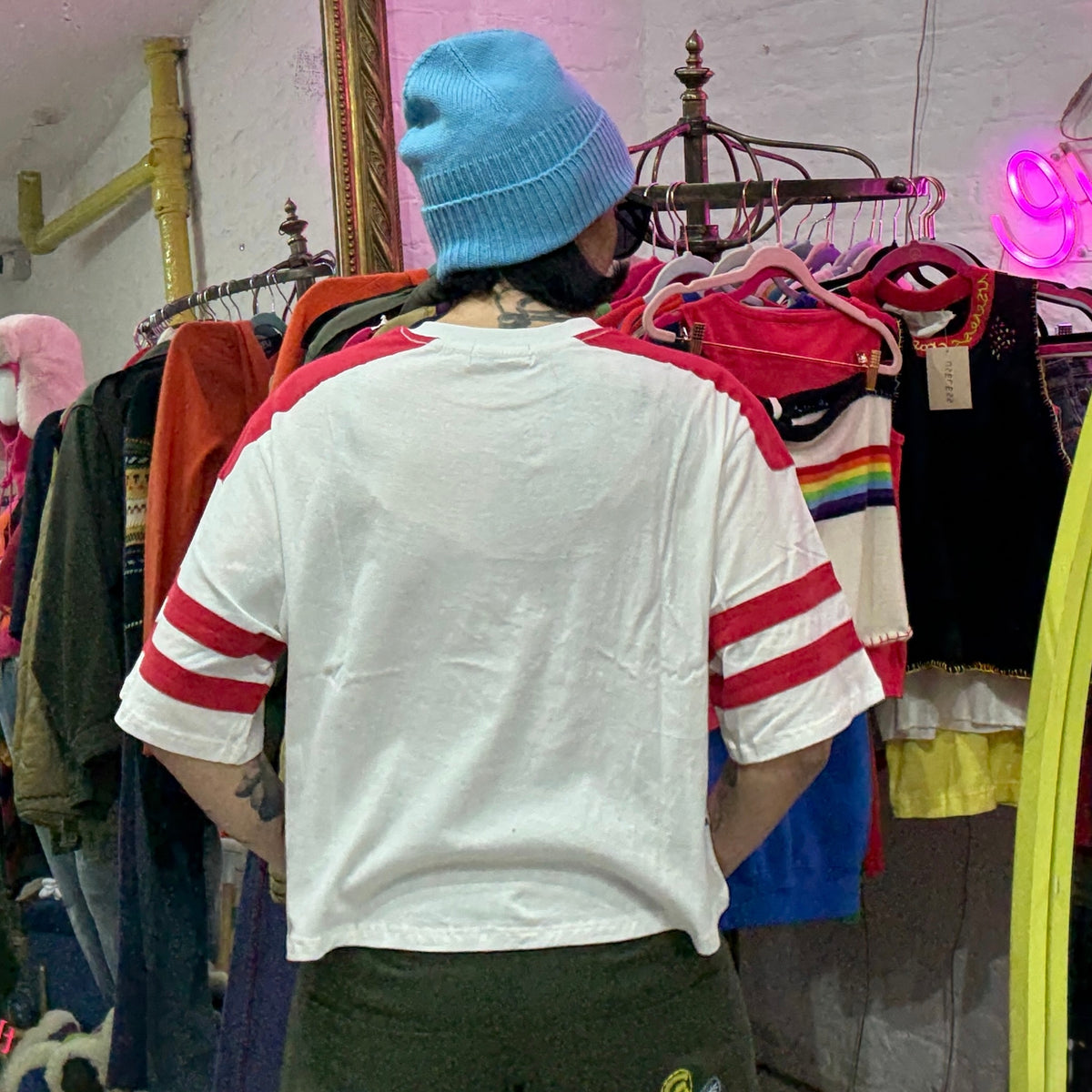 *NEW* Junk Food Mickey Crop T