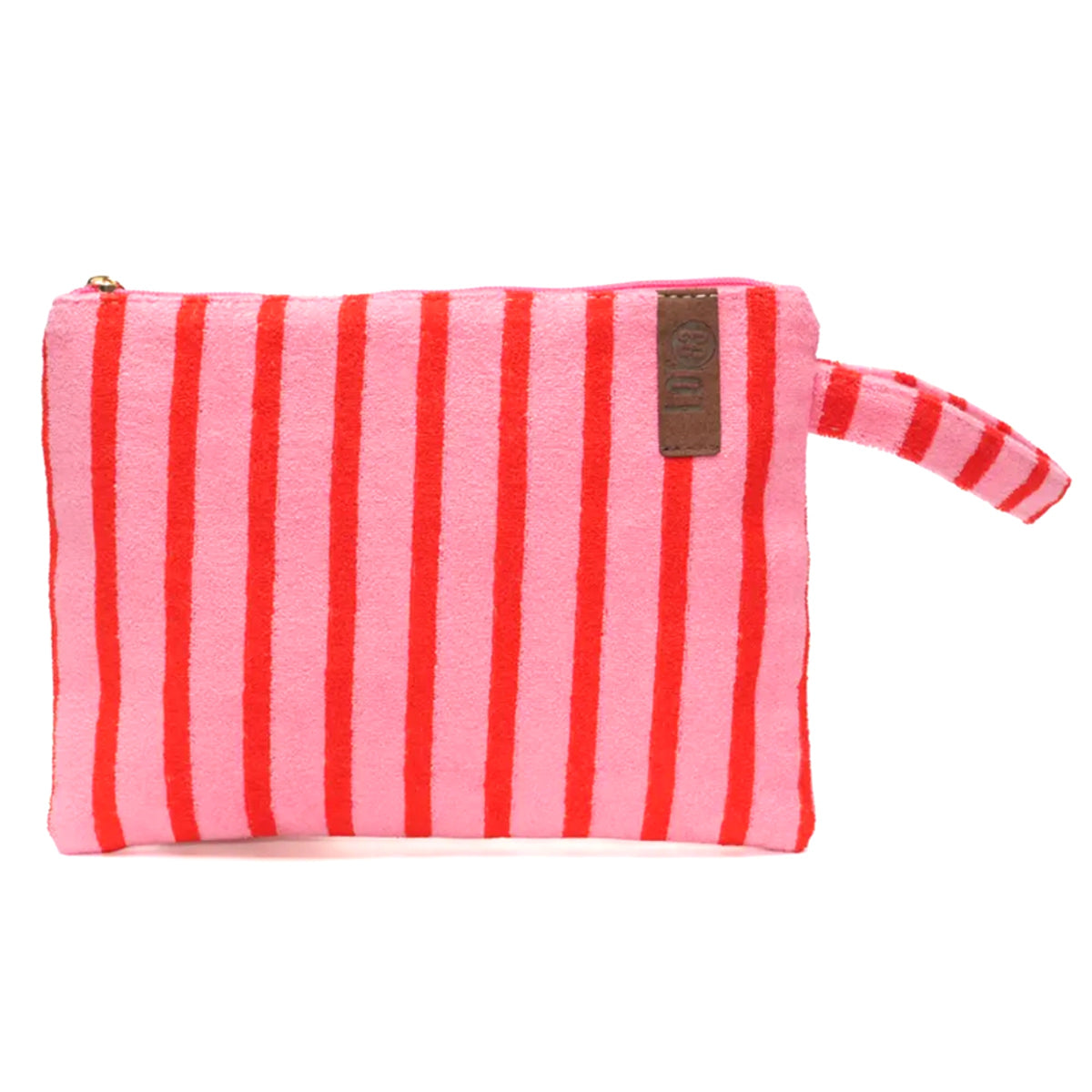 Billie Bag Terry Pink/Red Skinny Stripe