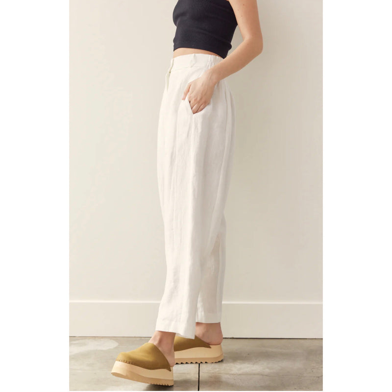 Amente Linen Seamed Pants