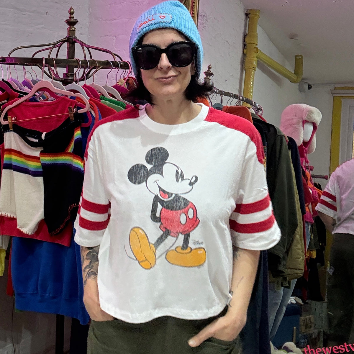 *NEW* Junk Food Mickey Crop T