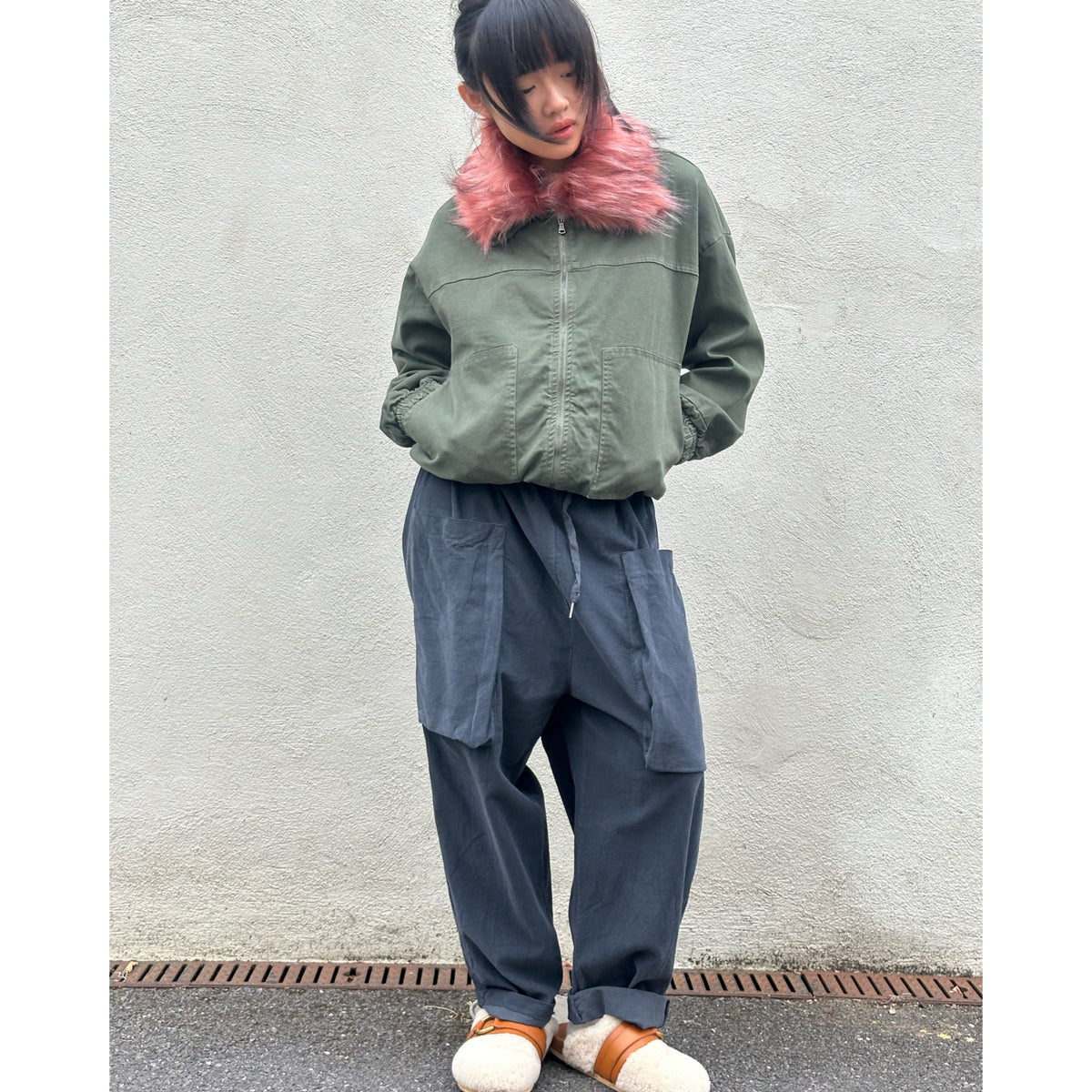 *NEW* Johanna Baby Cord Pants Washed Black