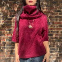 Cashmere Neck Warmer Burgundy