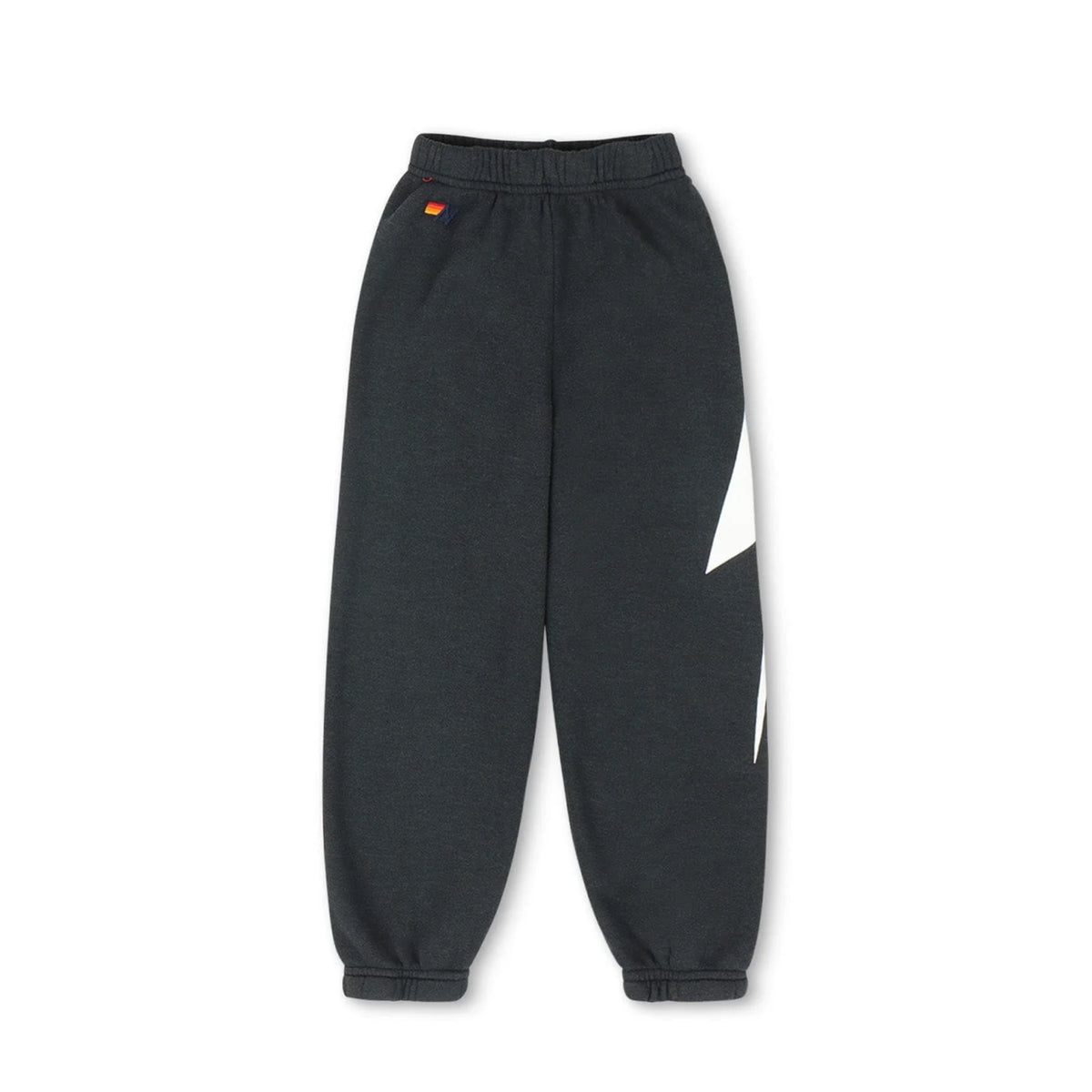 Bolt Print Kids Sweatpant Charcoal/White