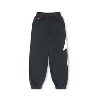 Bolt Print Kids Sweatpant Charcoal/White
