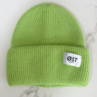 *NEW COLOUR* Angora Beanie Lime