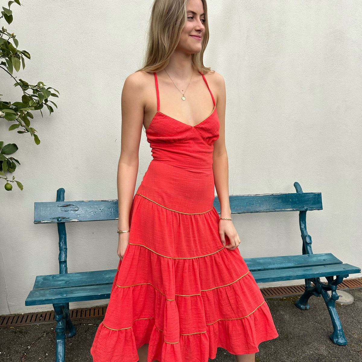 *RESTOCK* Cross-Back Dress Red