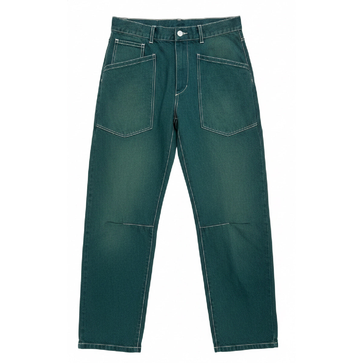 *AW26* Overdyed Barrel Denims Olive