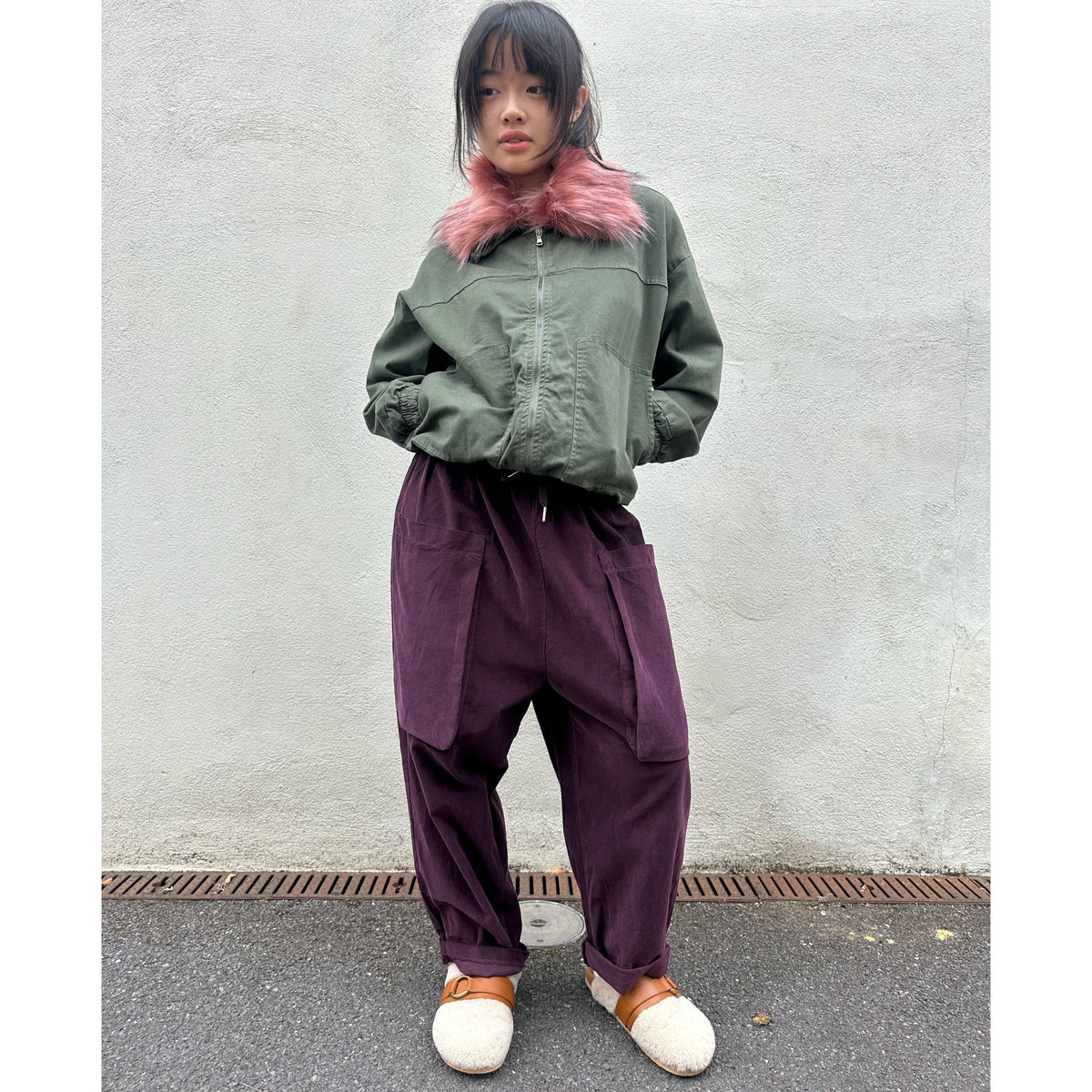 *NEW* Johanna Baby Cord Pants Wine