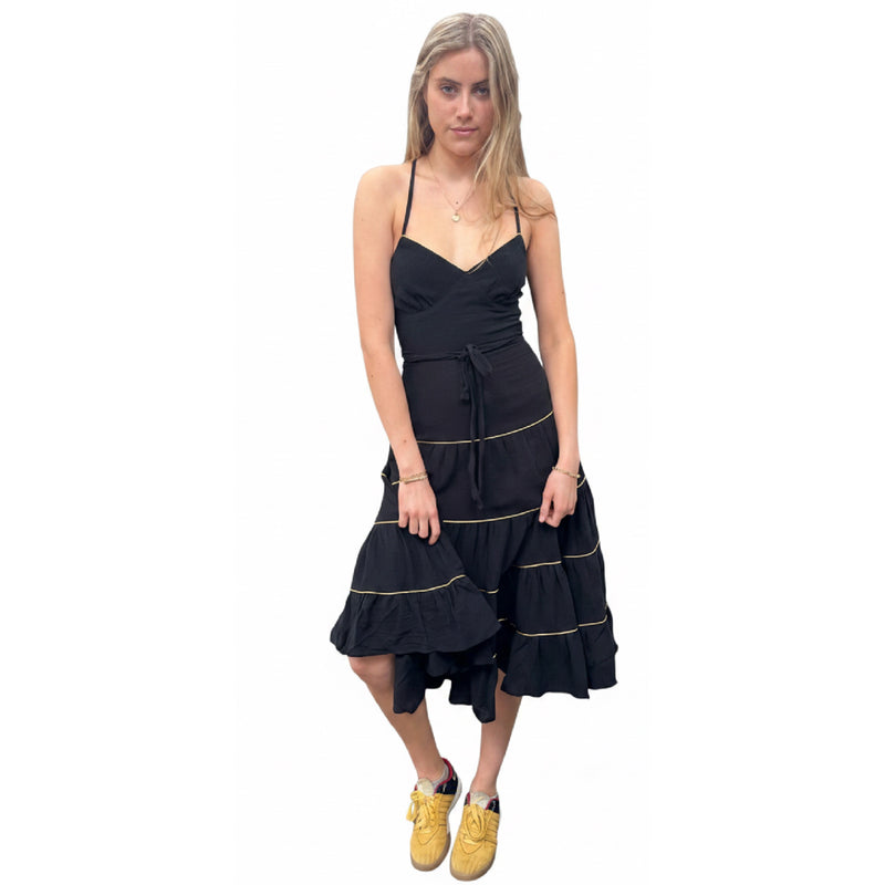 *RESTOCK* Cross-Back Dress Black