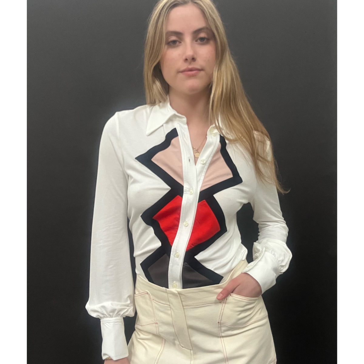 Diamond Shirt Off-White