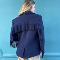 *NEW STYLE* Fringe Jacket Navy