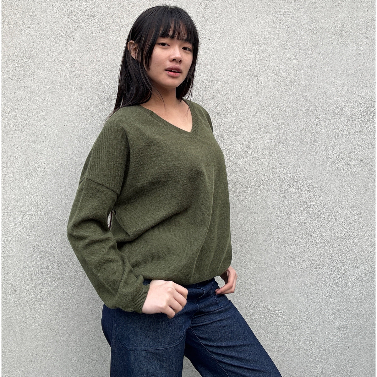 *NEW* Cashmere Joyce Army Green Jumper