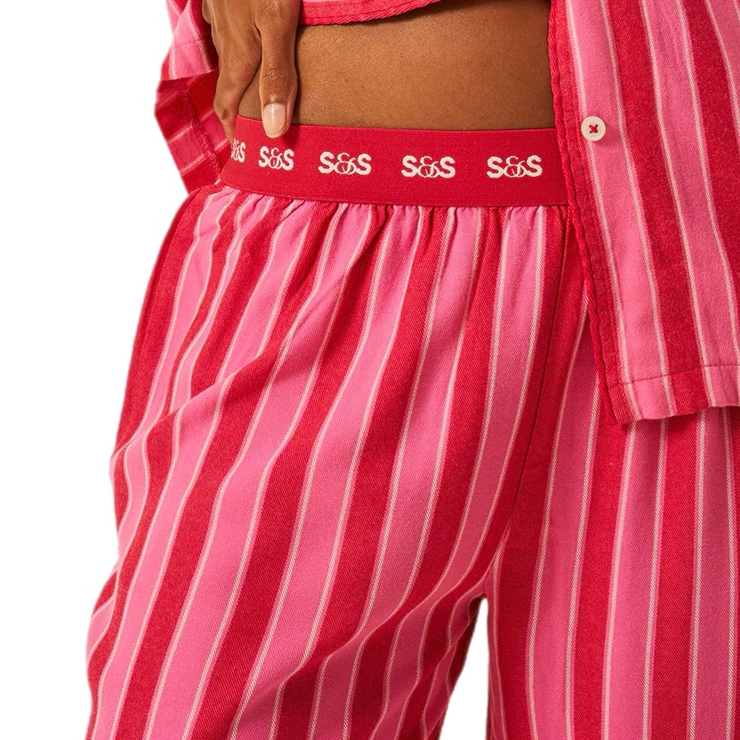 *NEW* Stripe & Stare Pyjama Bottom Candy Pop Stripe