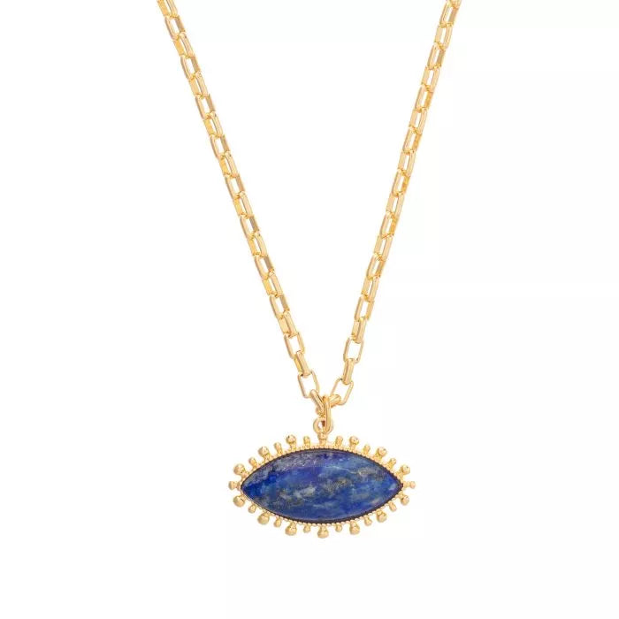 Talis Chains Lapis Eye Pendant Necklace