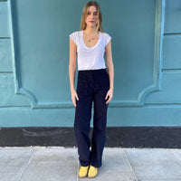*NEW COLOUR* Cord Melrose Pant Navy