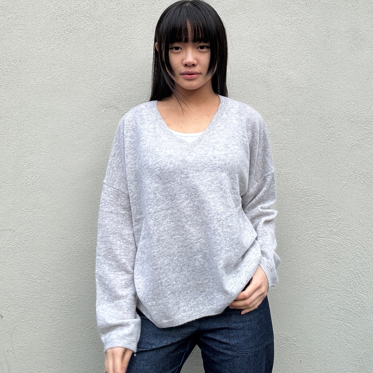 *NEW* Cashmere Alicia Light Grey Jumper