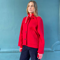 *NEW STYLE* Red Wool Workwear Jacket
