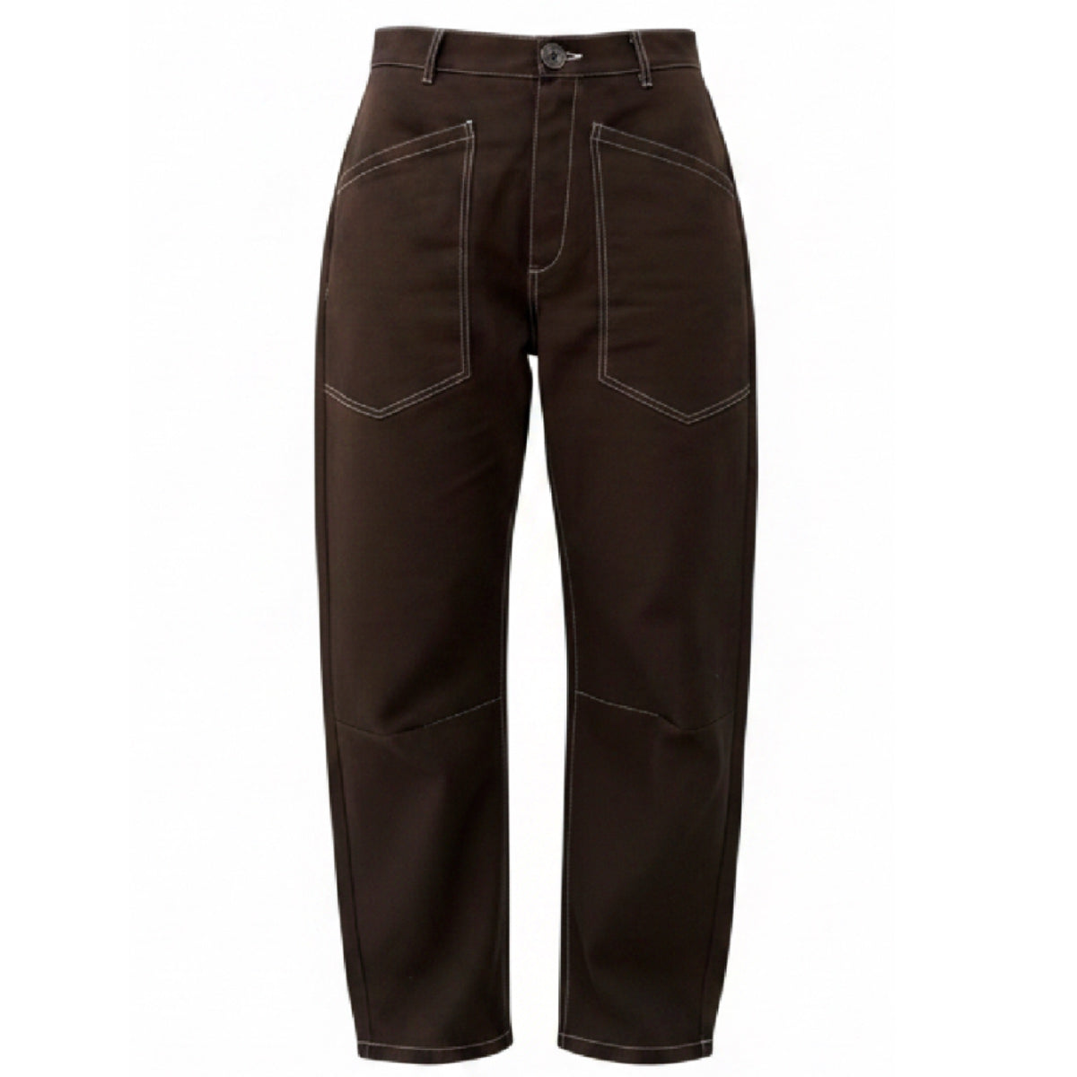 *SS26!* Topstitched Barrel Chocolate