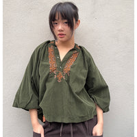 *NEW* Johanna Needlecord Shirt Olive