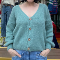*NEW STYLE* Teal Button-up Cardi