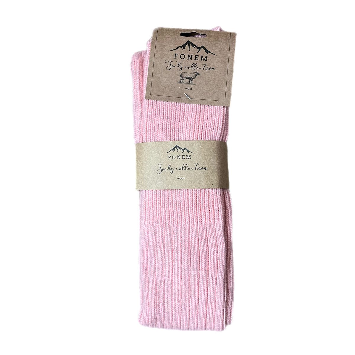 Over The Knee Ballet Pink Ribbed Socks