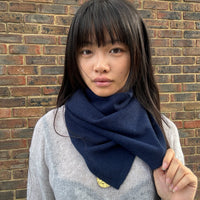 Cashmere Bandana Navy