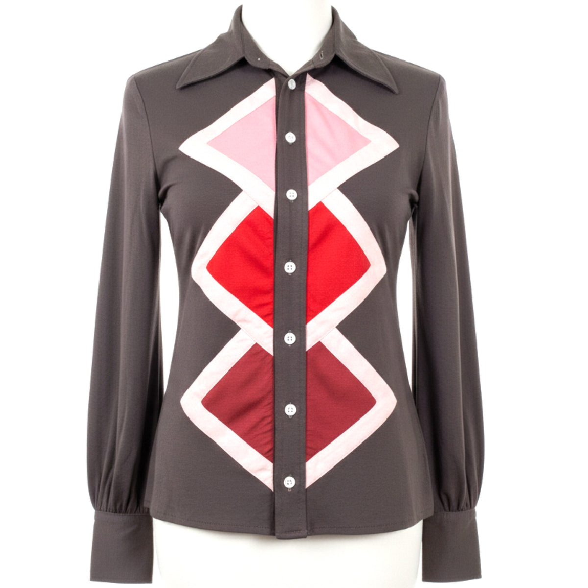 Diamond Shirt Chocolate Brown