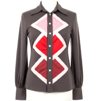 Diamond Shirt Chocolate Brown