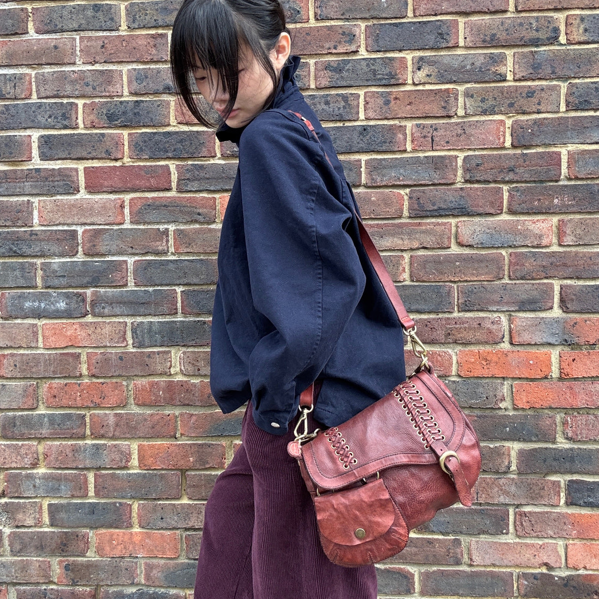 *RESTOCK* Campomaggi Eyelet Shoulder Bag Burgundy