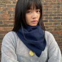 Cashmere Bandana Navy