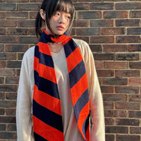 *NEW* Skinny Cashmere Scarf Orange Stripe