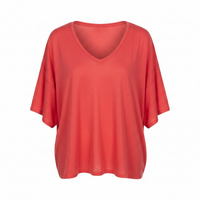 *NEW STYLE* Oversized Linen T Red