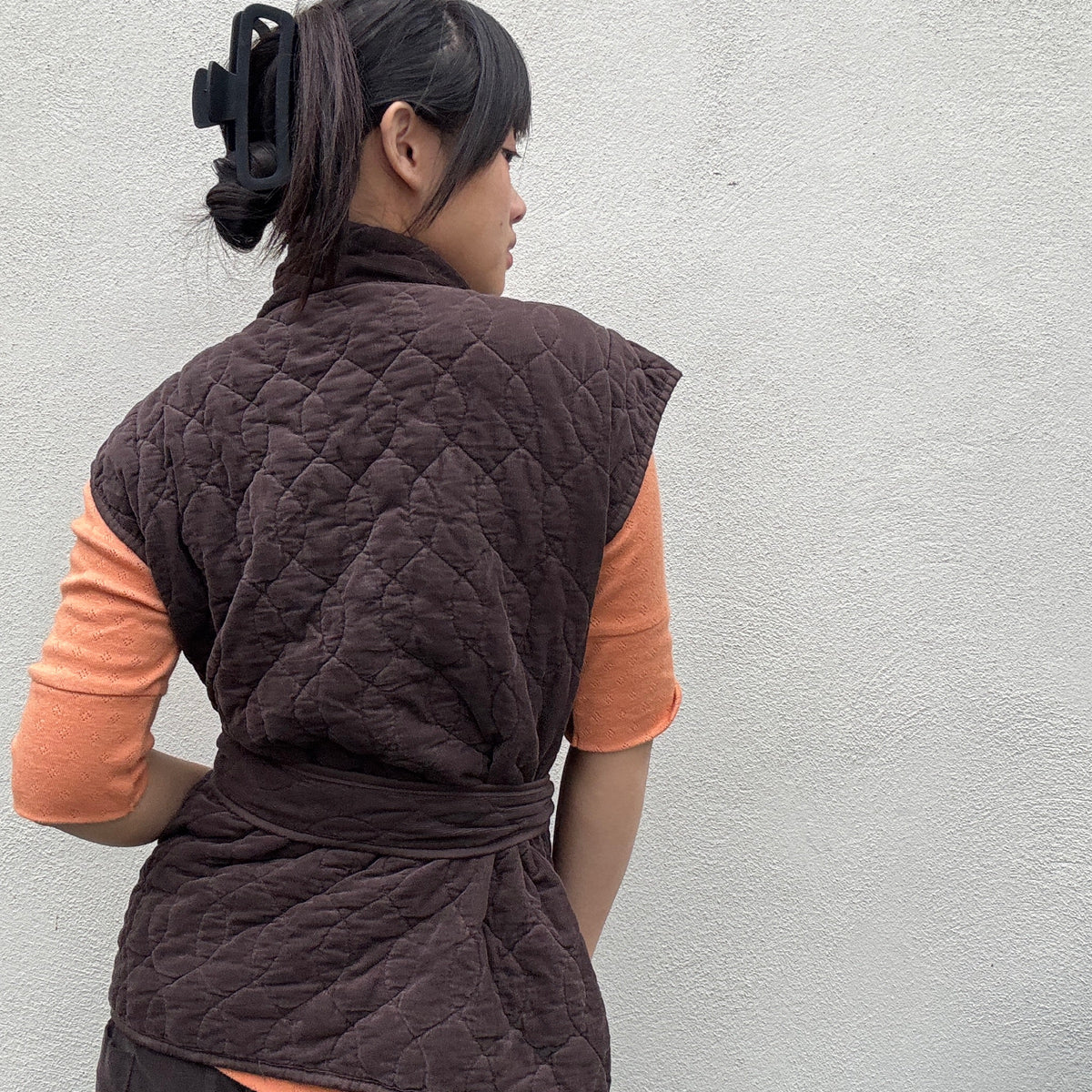 *NEW* Johanna Babycord Gilet Chocolate
