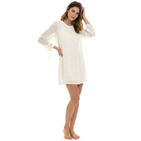 Cream Mini Dress