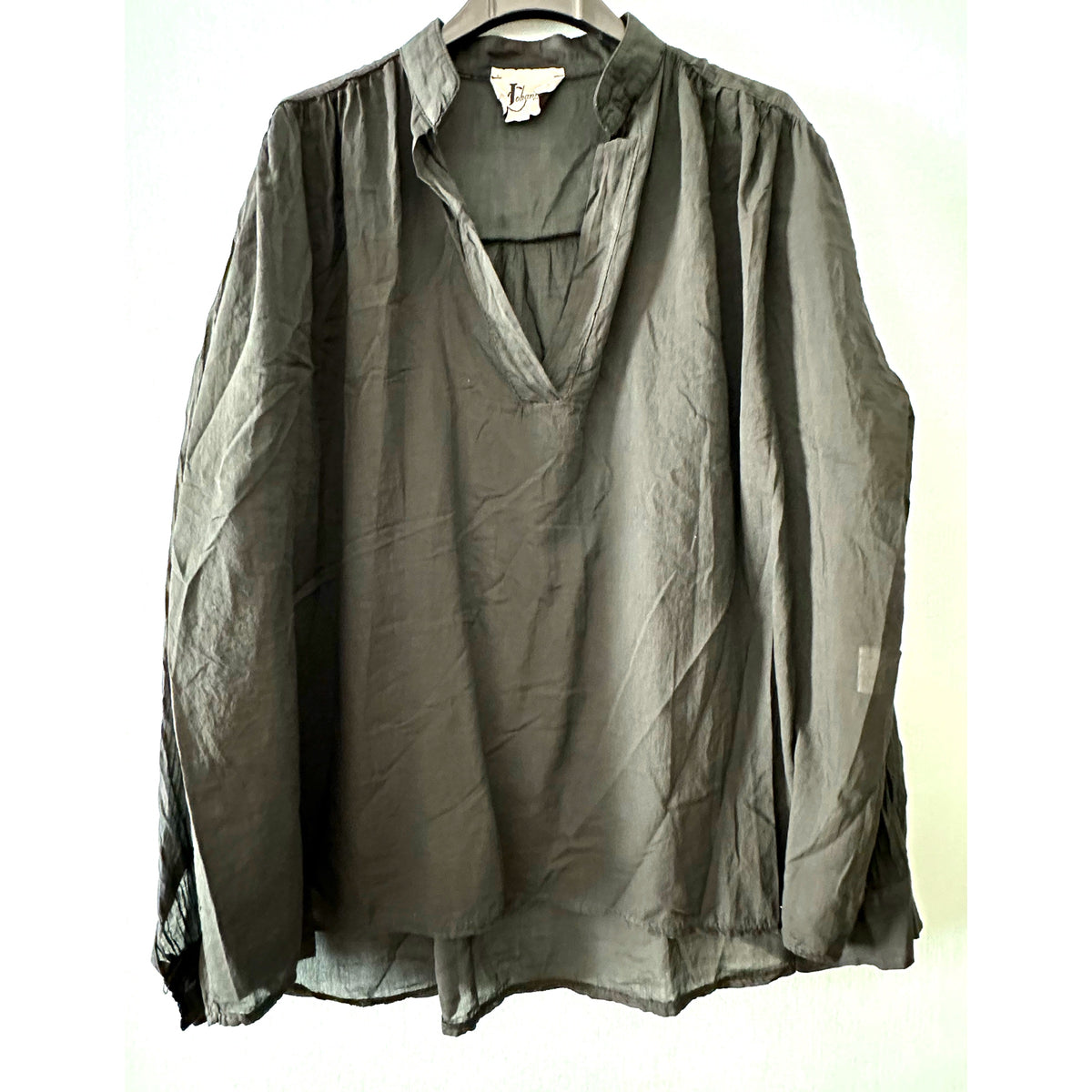 *NEW STYLE* Johanna Smock Top Black