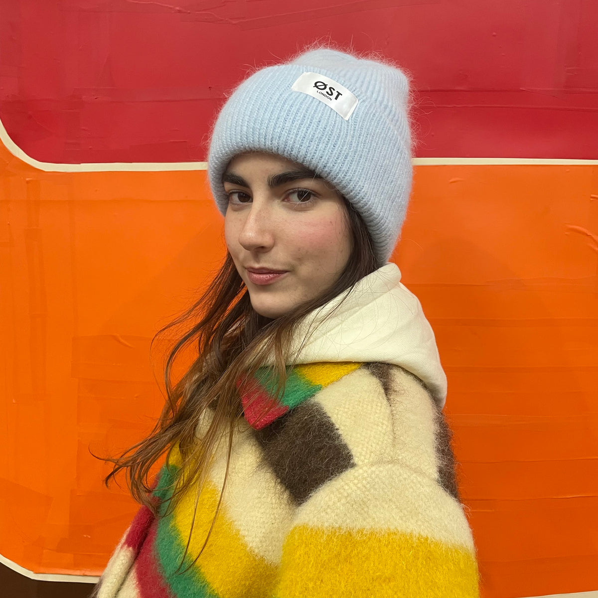 *BACK IN STOCK* Angora Beanie Baby Blue