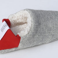 *NEW* Slippers Reversible Light Grey Knit x Wool