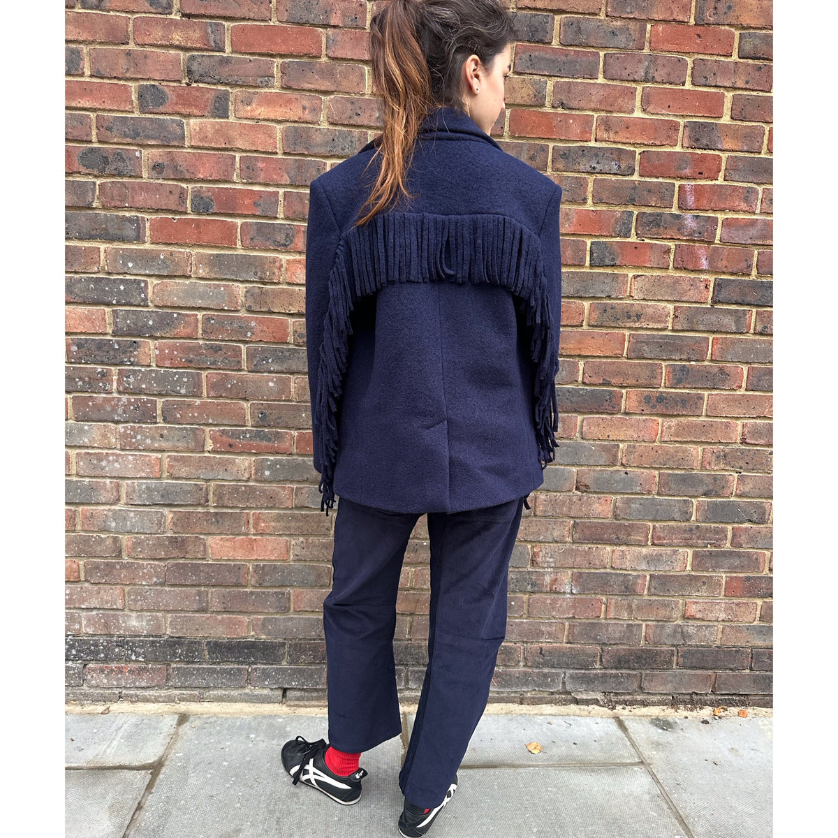 *NEW COLOUR* Cord Barrel Pant Navy