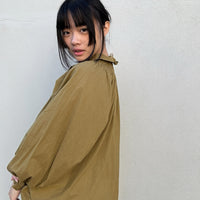 *NEW STYLE* Johanna Smocked Shirt Mustard